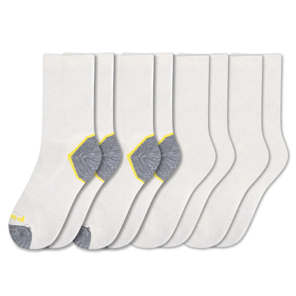 4 Pack - Men's Light-Weight Crew Pacas Socks - Image 28
