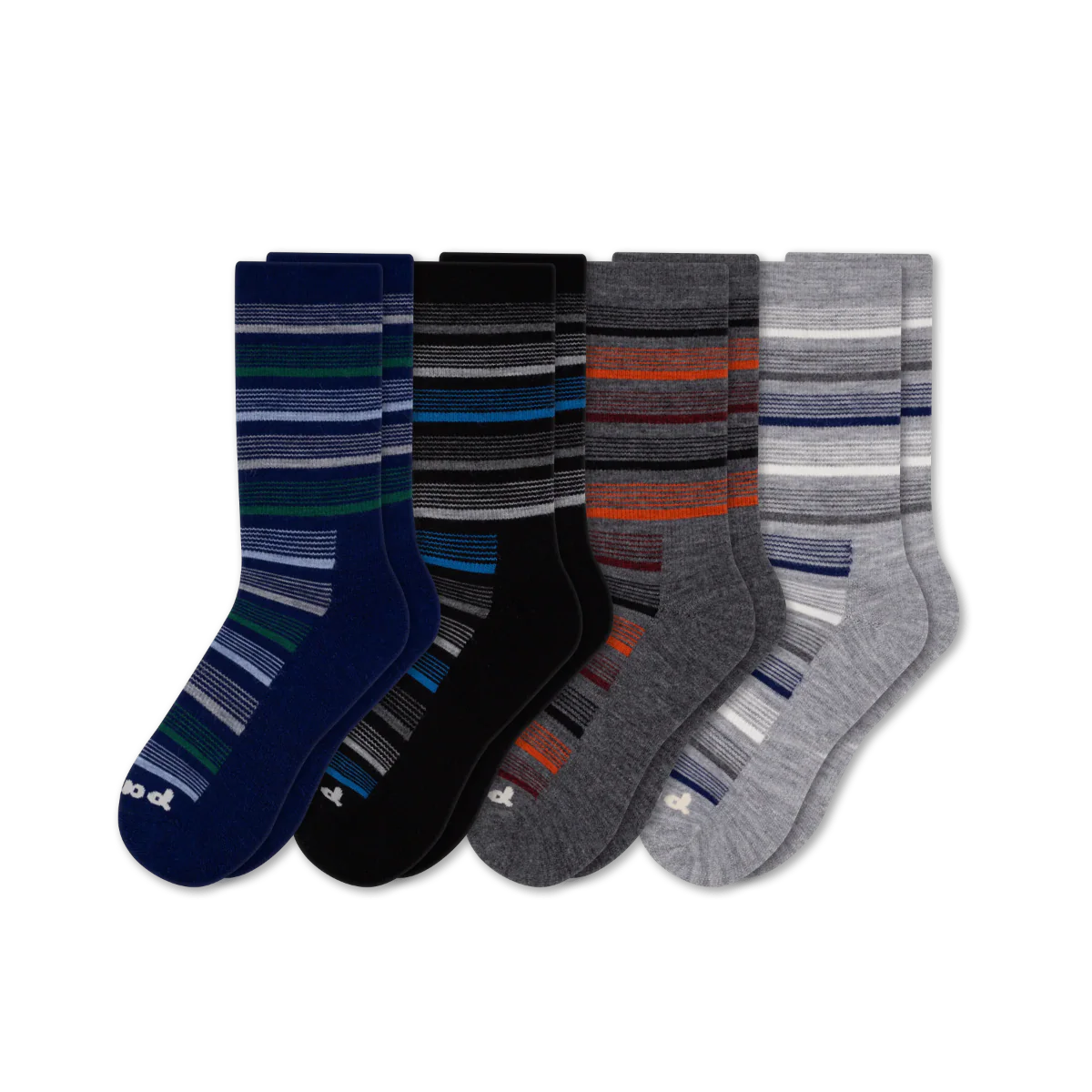 4 Pack - Men's Light-Weight Crew Pacas Socks - Image 40