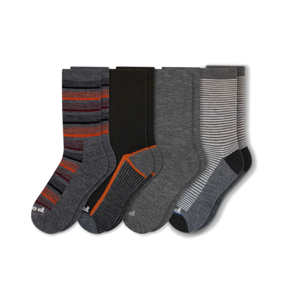 4 Pack - Men's Light-Weight Crew Pacas Socks - Image 42