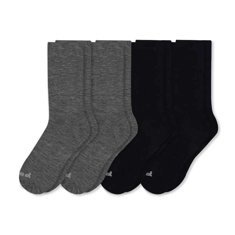 4 Pack - Men's Light-Weight Crew Pacas Socks - Image 51