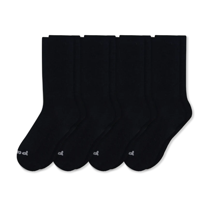 4 Pack - Men's Light-Weight Crew Pacas Socks - Image 64