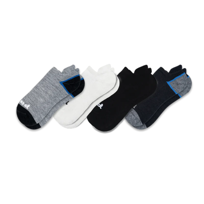 4 Pack - Men's Low Cut Pacas Socks - Image 100