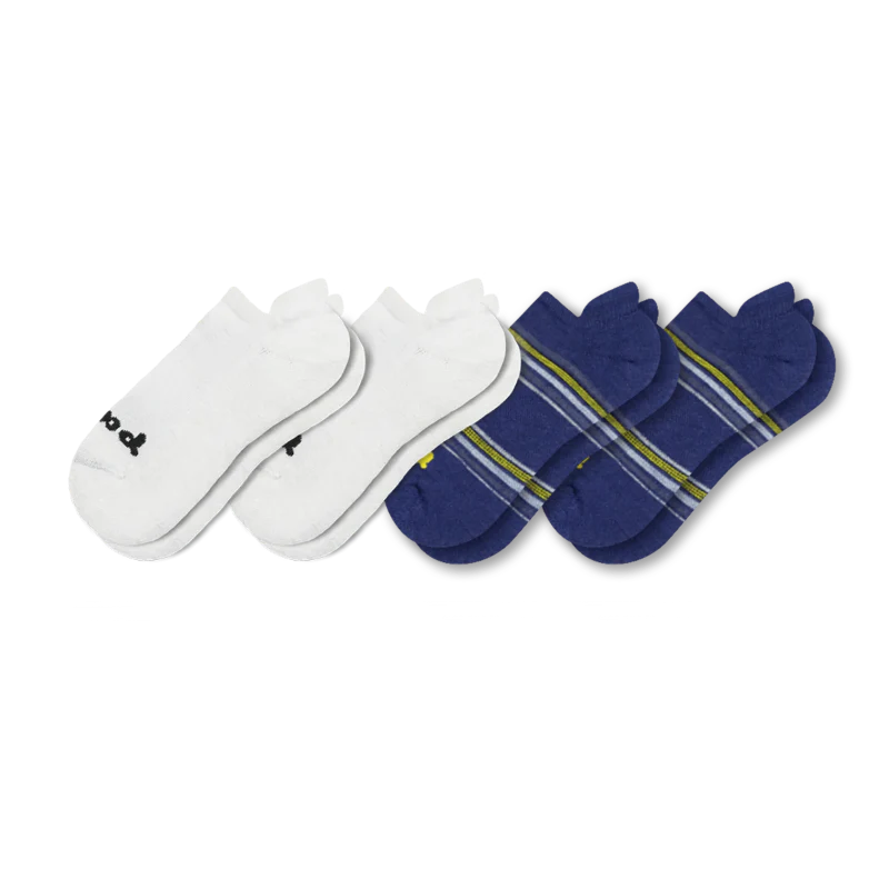 4 Pack - Men's Low Cut Pacas Socks - Image 104