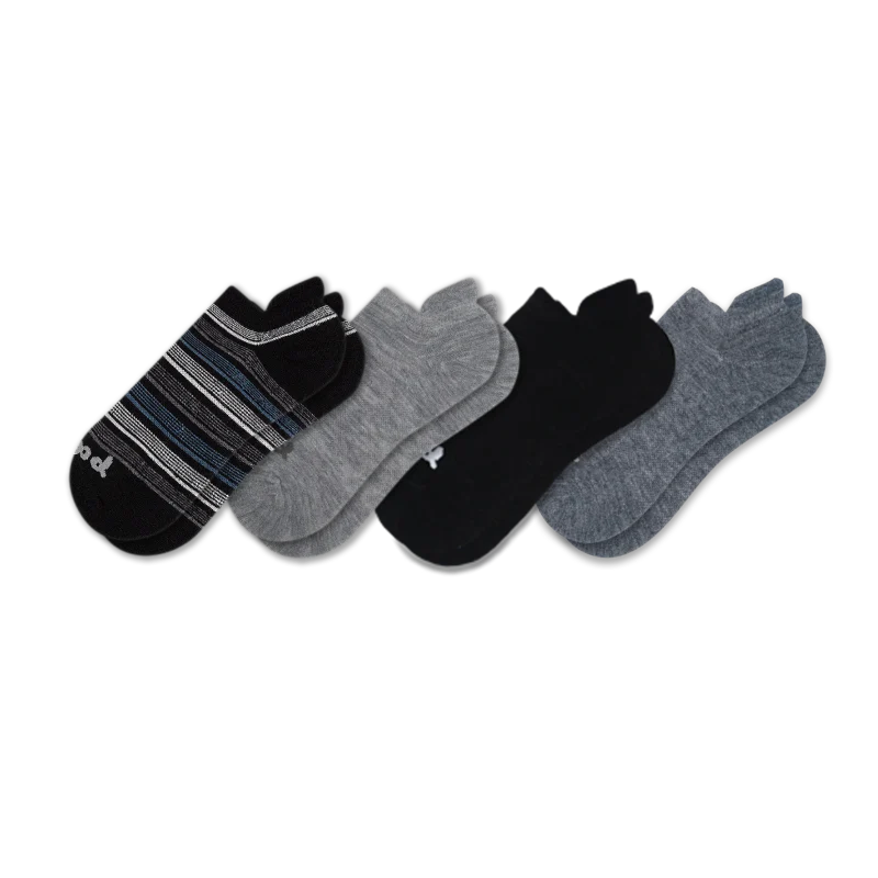 4 Pack - Men's Low Cut Pacas Socks - Image 108