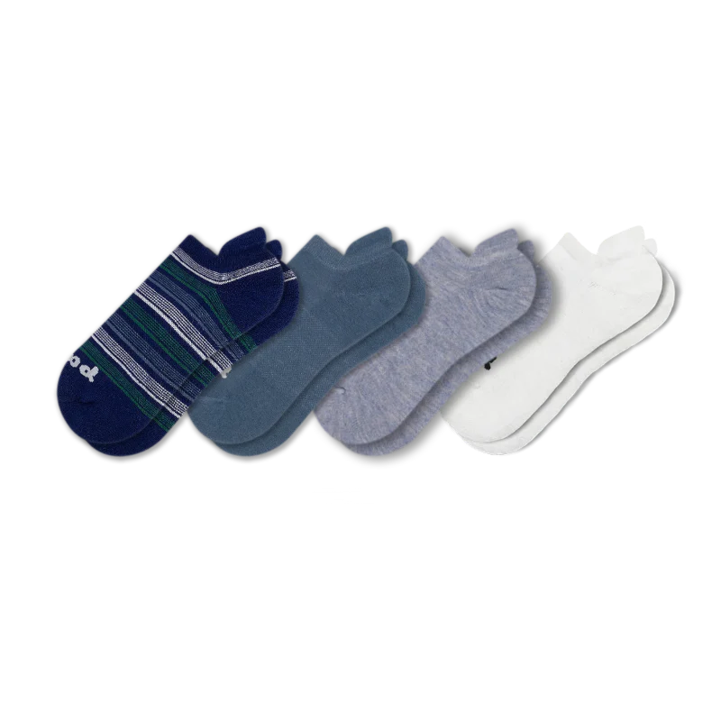 4 Pack - Men's Low Cut Pacas Socks - Image 109