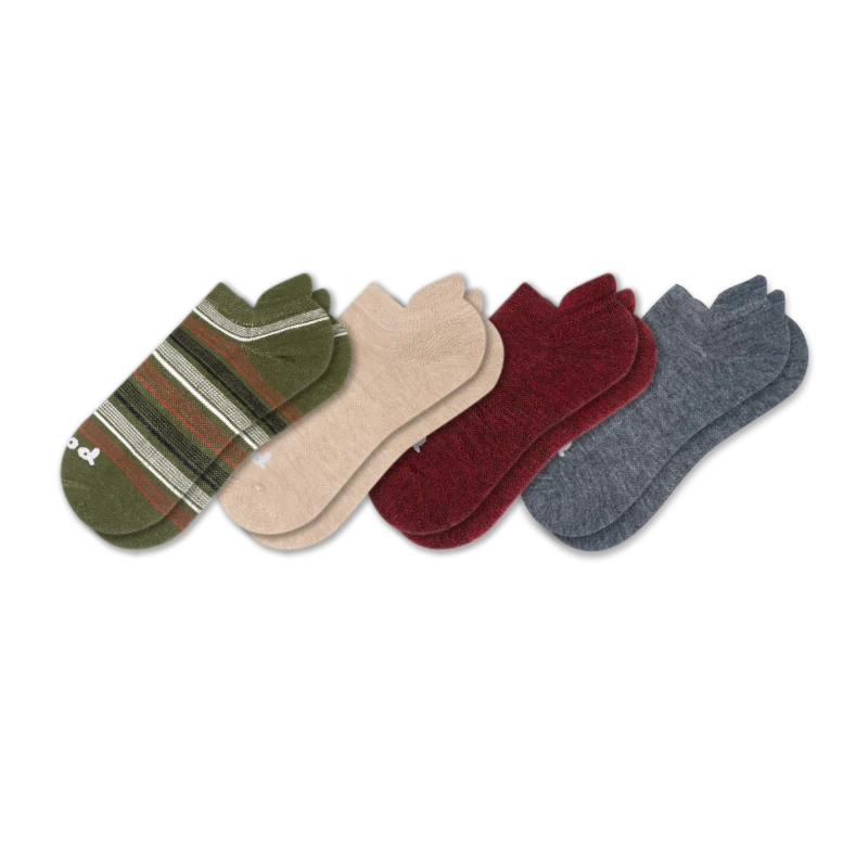 4 Pack - Men's Low Cut Pacas Socks - Image 110