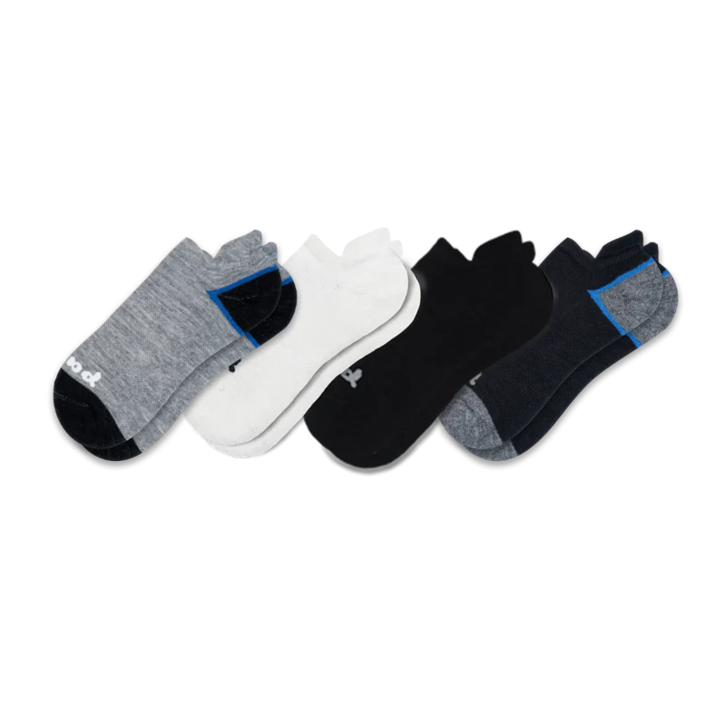 4 Pack - Men's Low Cut Pacas Socks - Image 112