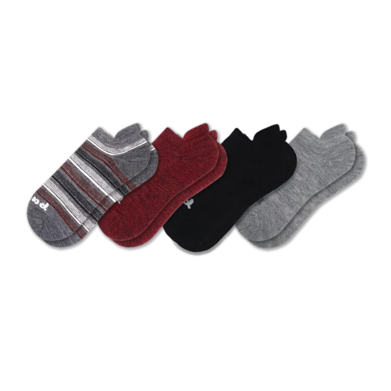 4 Pack - Men's Low Cut Pacas Socks - Image 114