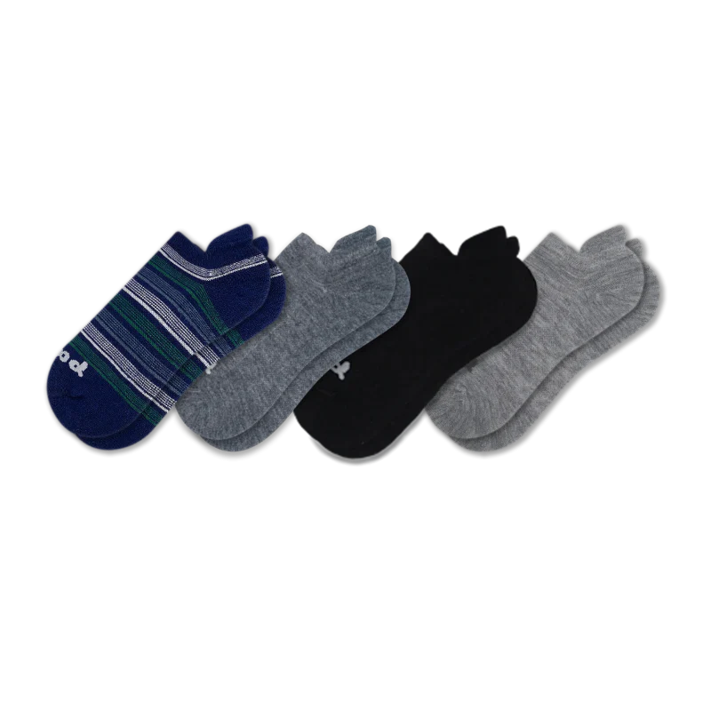4 Pack - Men's Low Cut Pacas Socks - Image 125