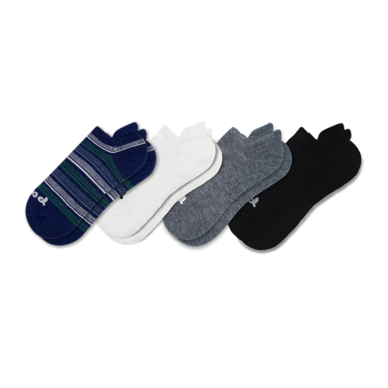 4 Pack - Men's Low Cut Pacas Socks - Image 126