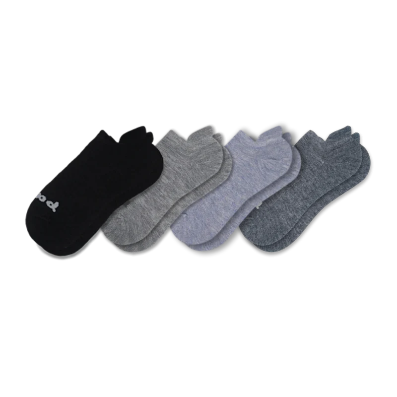4 Pack - Men's Low Cut Pacas Socks - Image 129