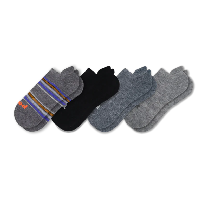 4 Pack - Men's Low Cut Pacas Socks - Image 131