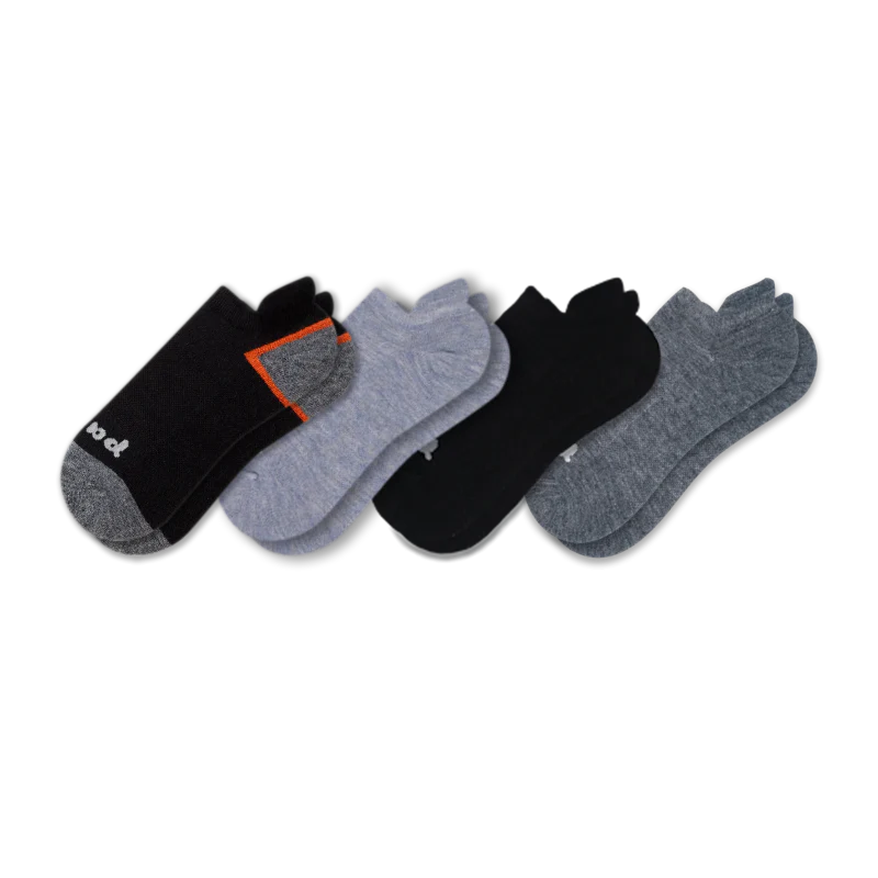 4 Pack - Men's Low Cut Pacas Socks - Image 133