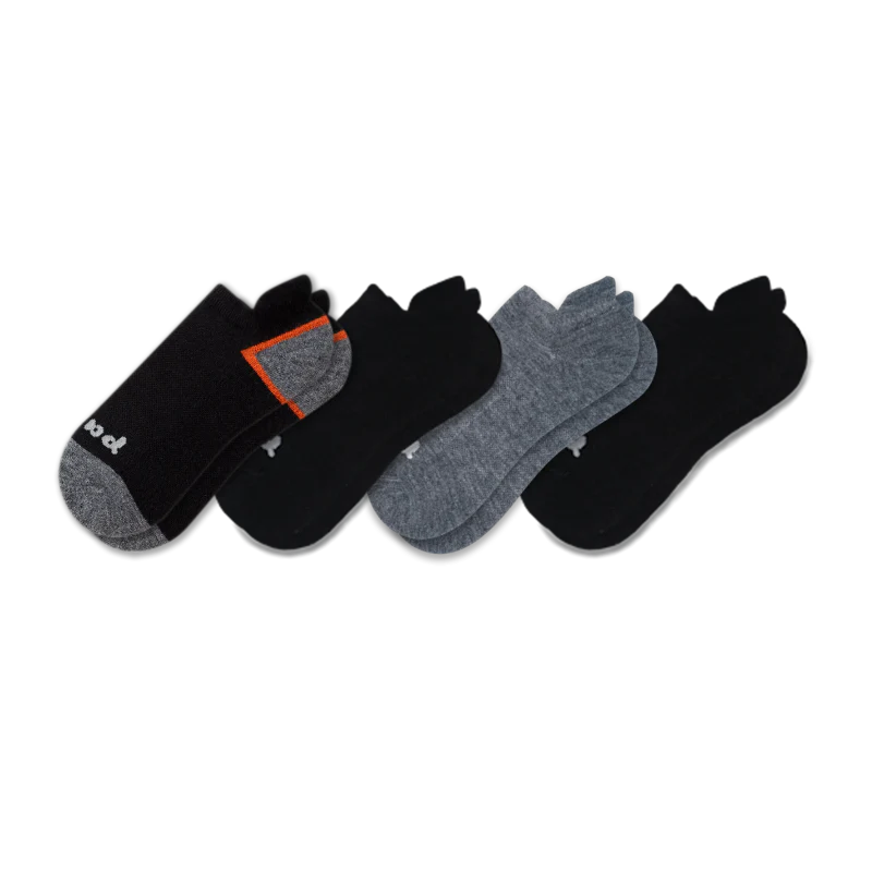 4 Pack - Men's Low Cut Pacas Socks - Image 134