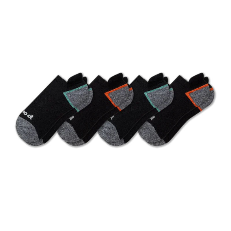 4 Pack - Men's Low Cut Pacas Socks - Image 135