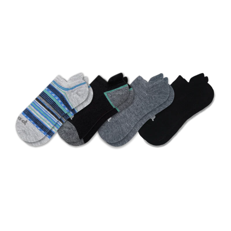 4 Pack - Men's Low Cut Pacas Socks - Image 136