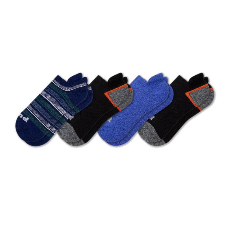 4 Pack - Men's Low Cut Pacas Socks - Image 139