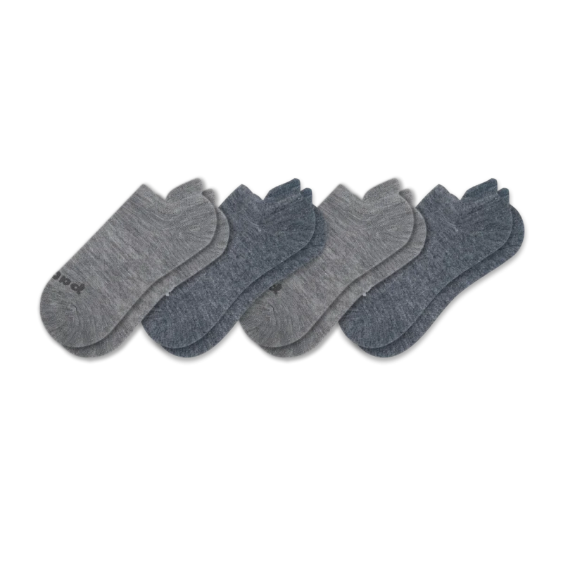 4 Pack - Men's Low Cut Pacas Socks - Image 140