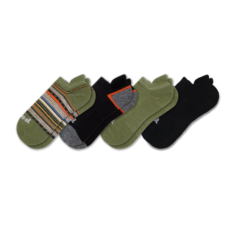 4 Pack - Men's Low Cut Pacas Socks - Image 143