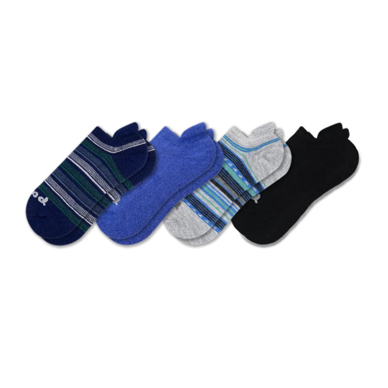 4 Pack - Men's Low Cut Pacas Socks - Image 146