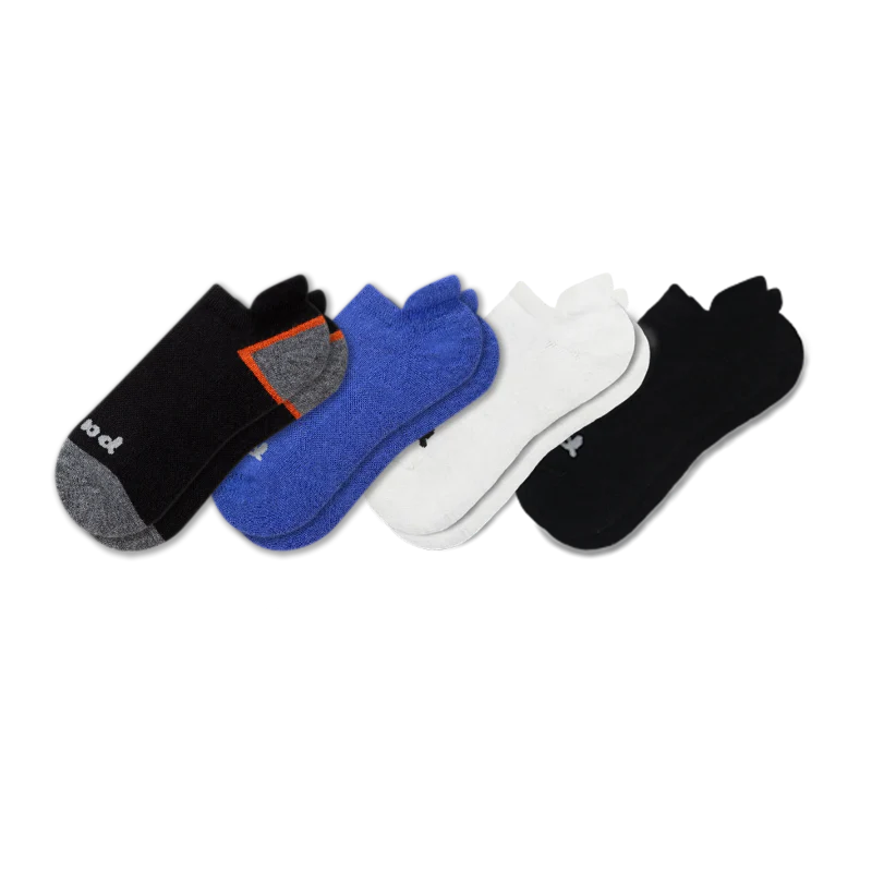 4 Pack - Men's Low Cut Pacas Socks - Image 148