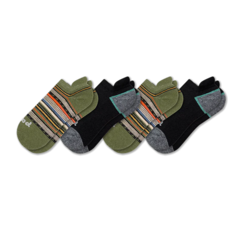 4 Pack - Men's Low Cut Pacas Socks - Image 149