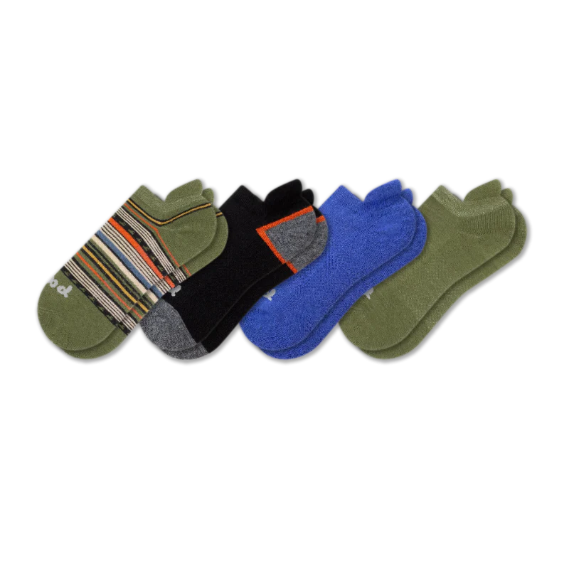 4 Pack - Men's Low Cut Pacas Socks - Image 150