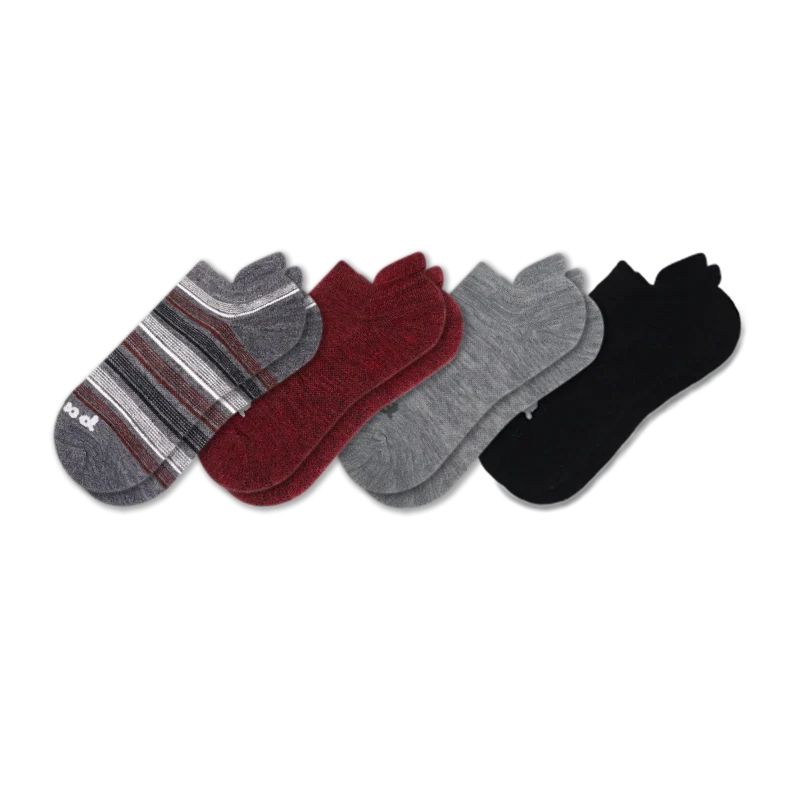 4 Pack - Men's Low Cut Pacas Socks - Image 151