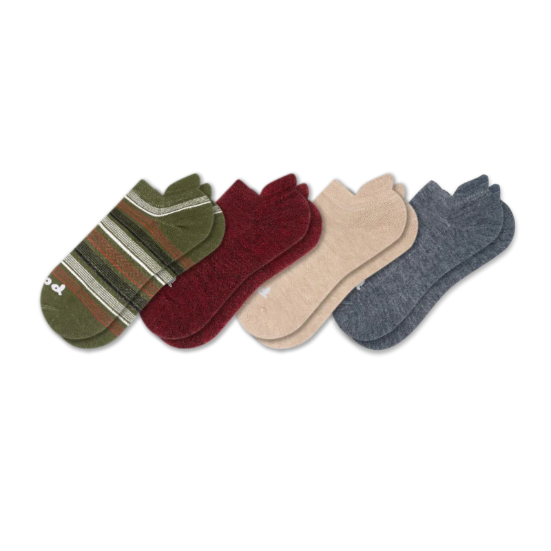 4 Pack - Men's Low Cut Pacas Socks - Image 154