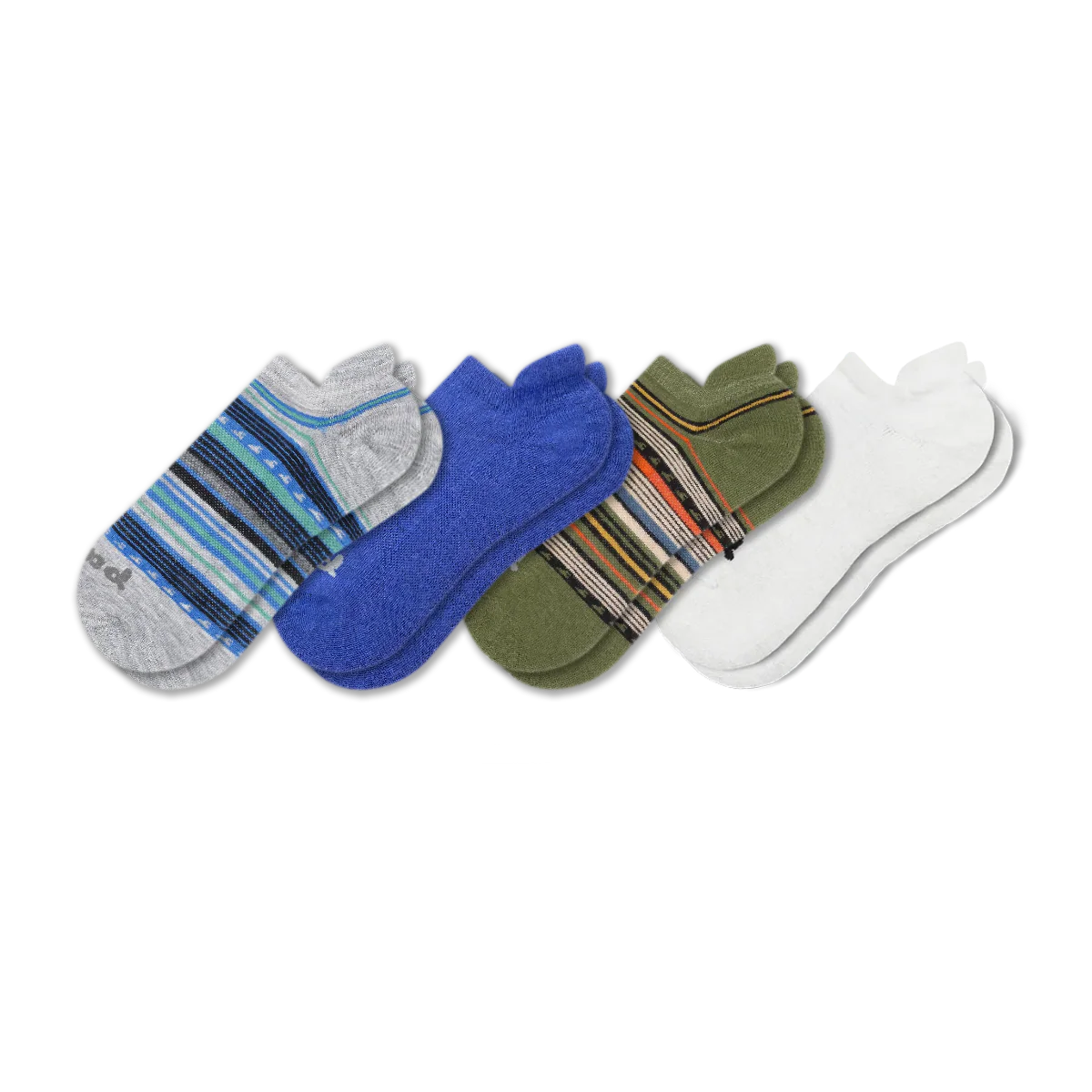 4 Pack - Men's Low Cut Pacas Socks - Image 157