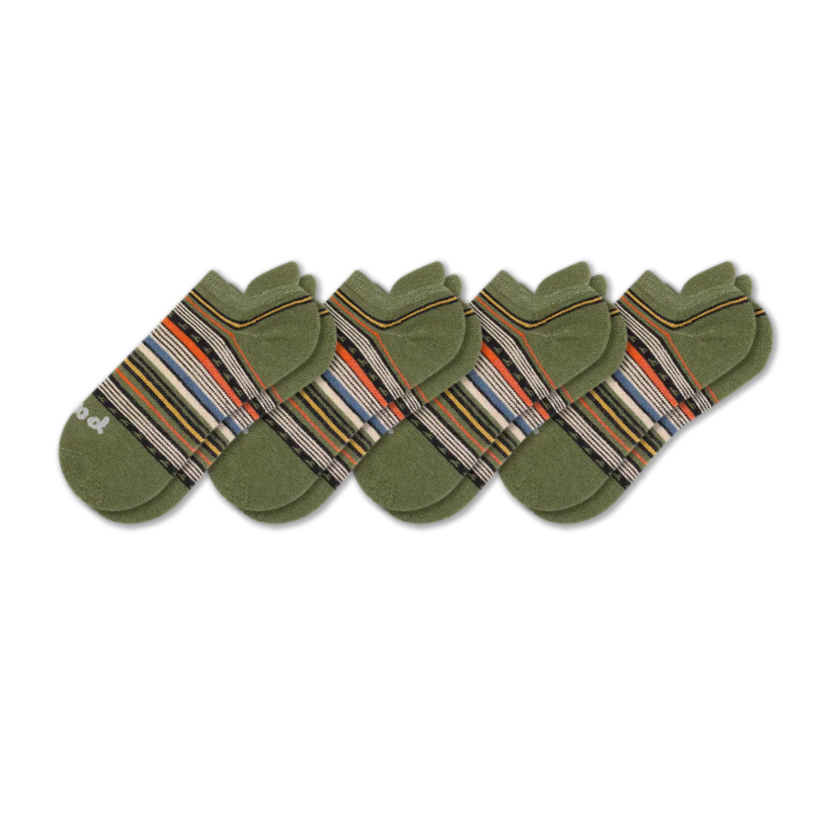4 Pack - Men's Low Cut Pacas Socks - Image 158