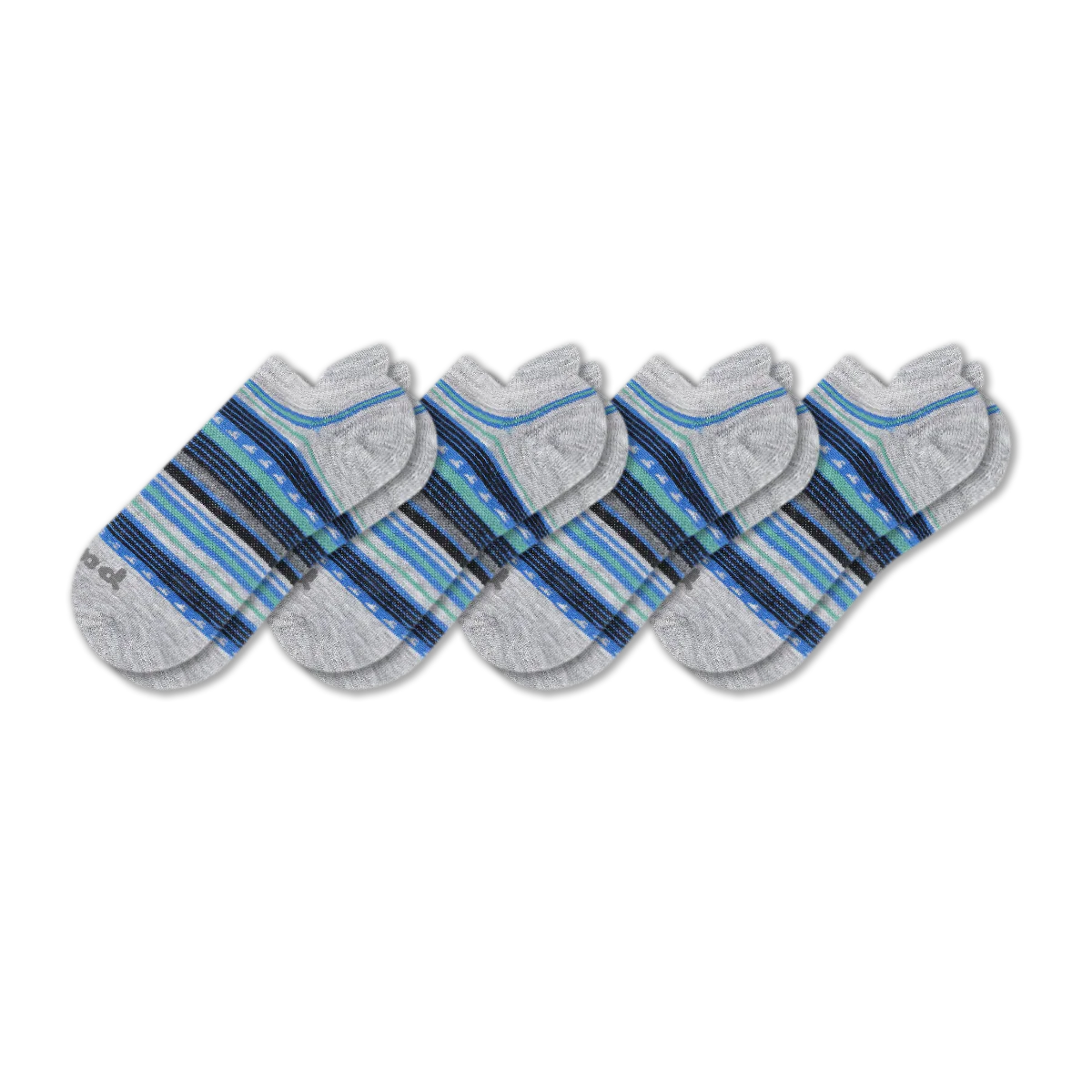 4 Pack - Men's Low Cut Pacas Socks - Image 159