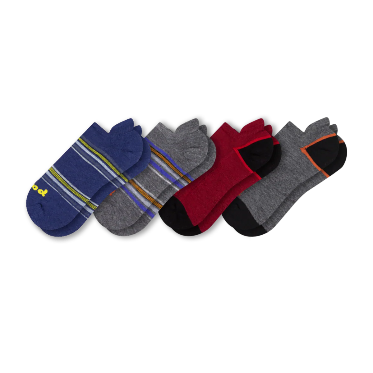 4 Pack - Men's Low Cut Pacas Socks - Image 161
