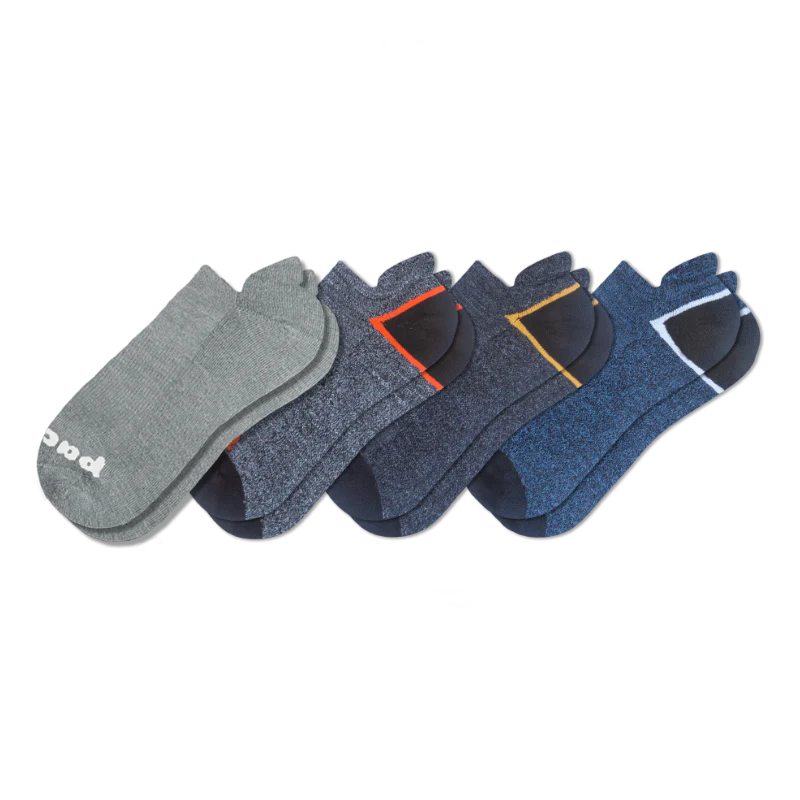 4 Pack - Men's Low Cut Pacas Socks - Image 45