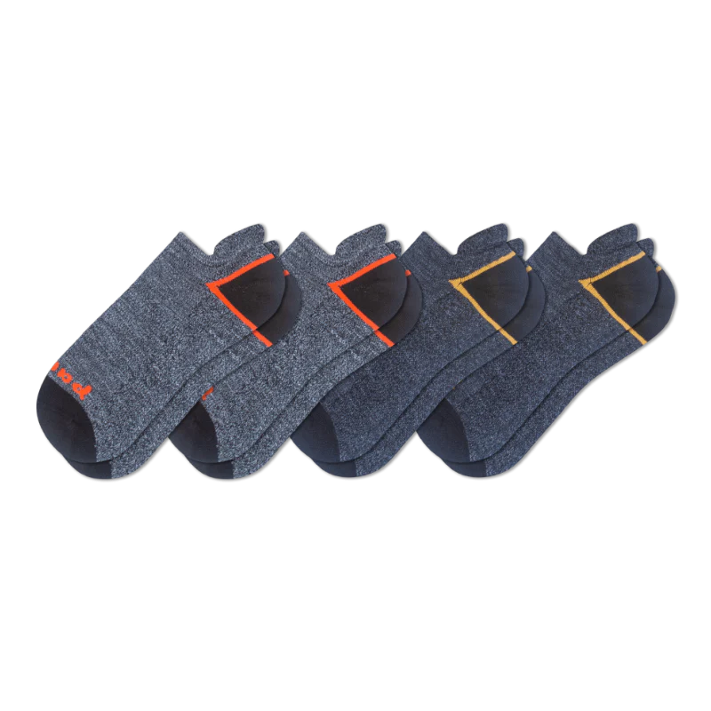 4 Pack - Men's Low Cut Pacas Socks - Image 49
