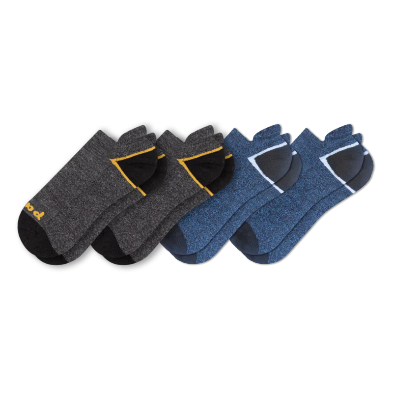 4 Pack - Men's Low Cut Pacas Socks - Image 59