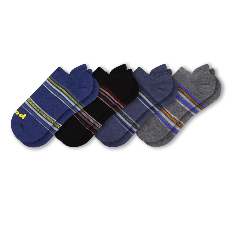 4 Pack - Men's Low Cut Pacas Socks - Image 64