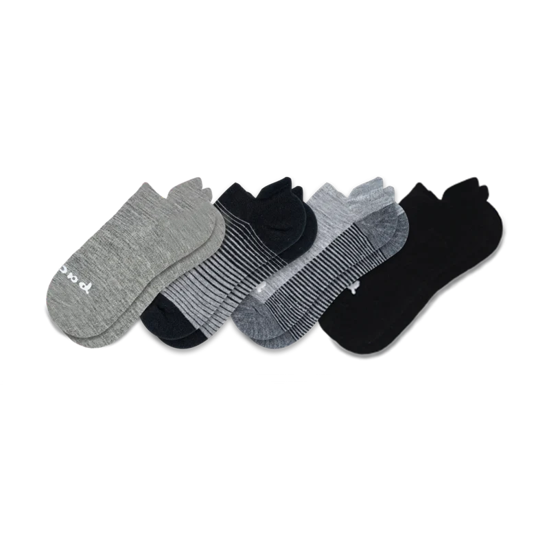 4 Pack - Men's Low Cut Pacas Socks - Image 76