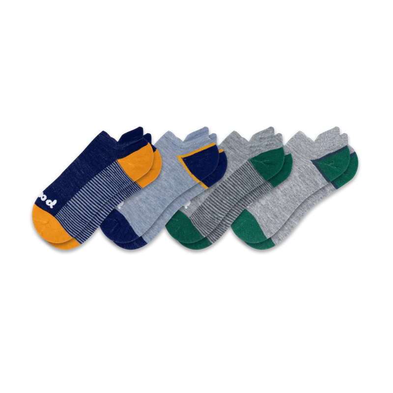 4 Pack - Men's Low Cut Pacas Socks - Image 77