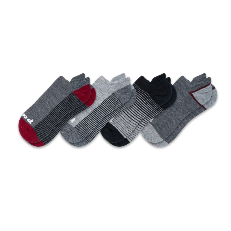 4 Pack - Men's Low Cut Pacas Socks - Image 80