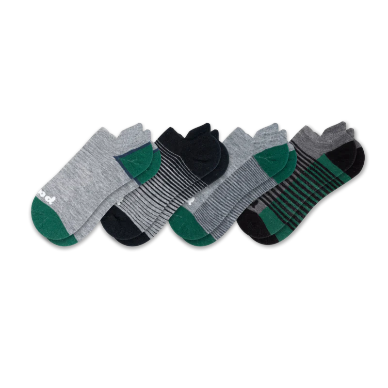 4 Pack - Men's Low Cut Pacas Socks - Image 84