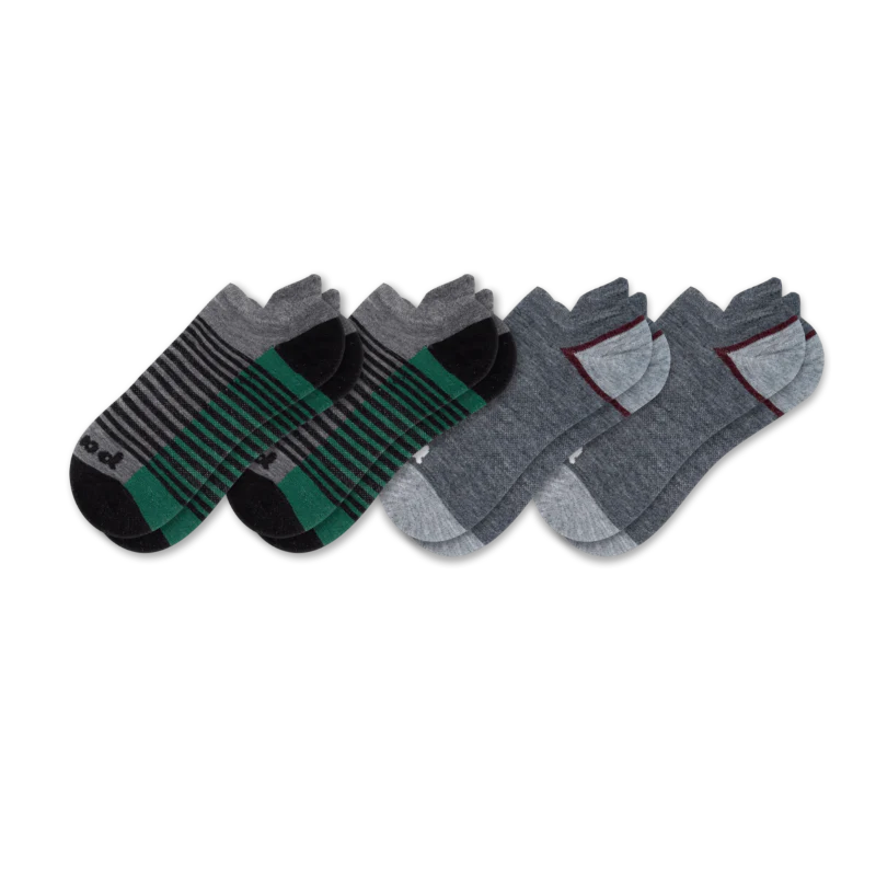 4 Pack - Men's Low Cut Pacas Socks - Image 93