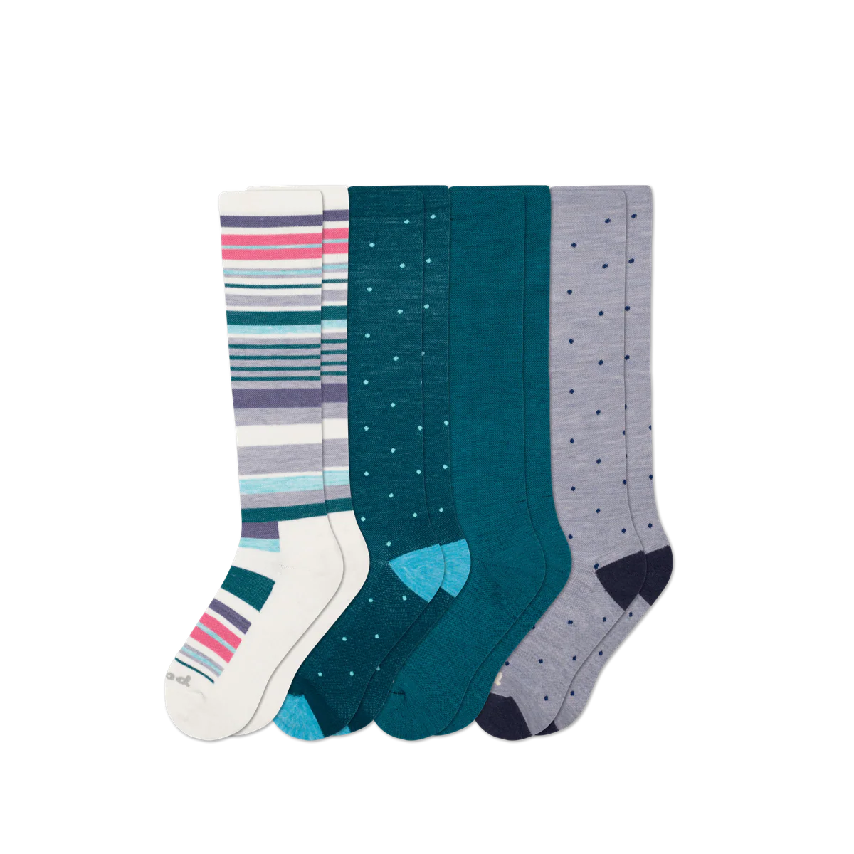 4 Pack - Women's Compression Socks - Image 102