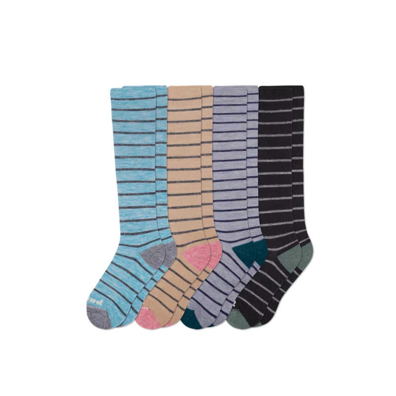 4 Pack - Women's Compression Socks - Image 107