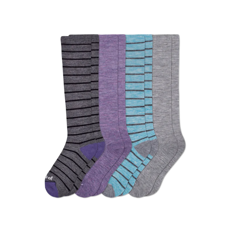 4 Pack - Women's Compression Socks - Image 108