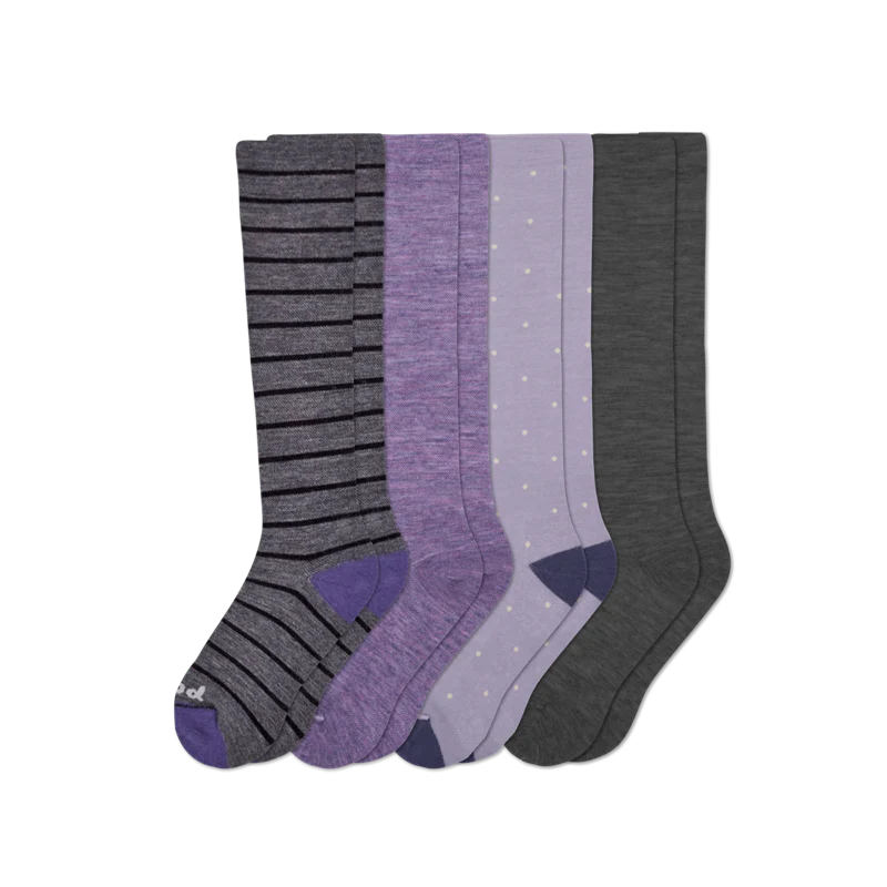 4 Pack - Women's Compression Socks - Image 109