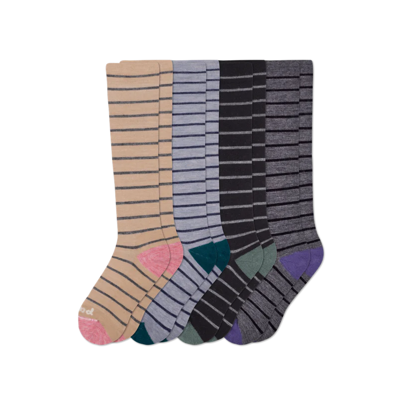 4 Pack - Women's Compression Socks - Image 111