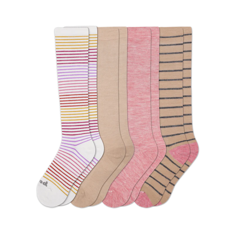 4 Pack - Women's Compression Socks - Image 124