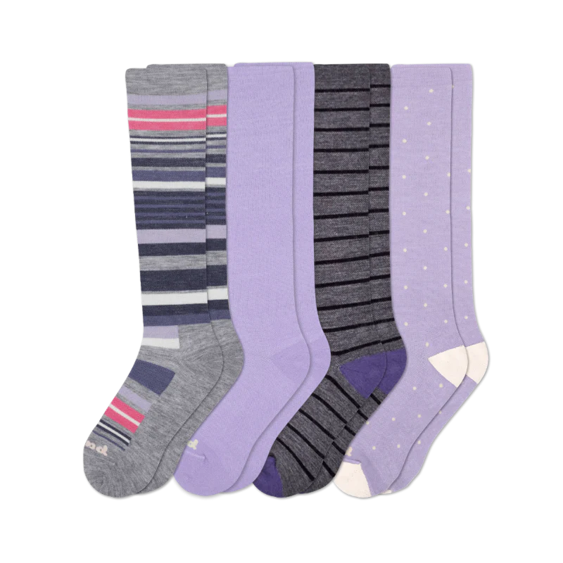 4 Pack - Women's Compression Socks - Image 125