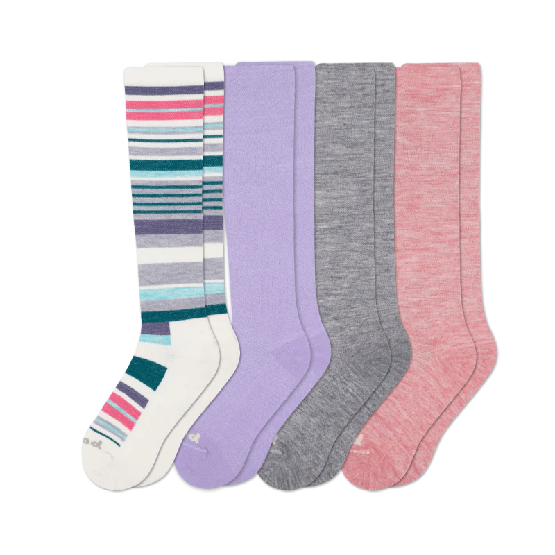 4 Pack - Women's Compression Socks - Image 126